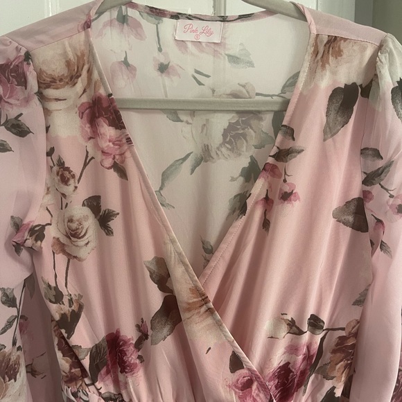 Dearest Darling Floral Blush Maxi Dress - Picture 4 of 4